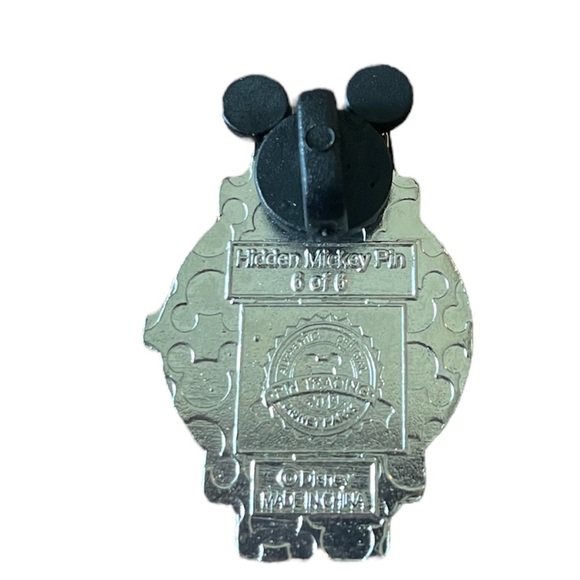 Disney Trading Pin Mickey Mouse Shadow Stop Watch Clock - Picture 2 of 2